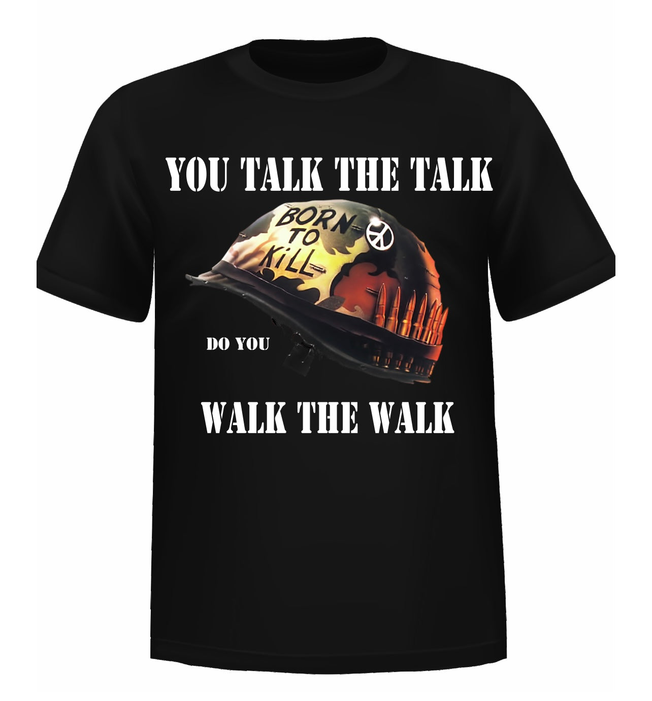 Born to Kill Bold Statement GRAPHIC Cotton TSHIRT