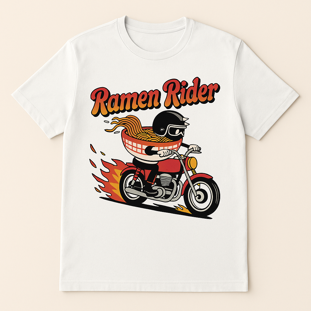 Ramen Rider Funny T-Shirt