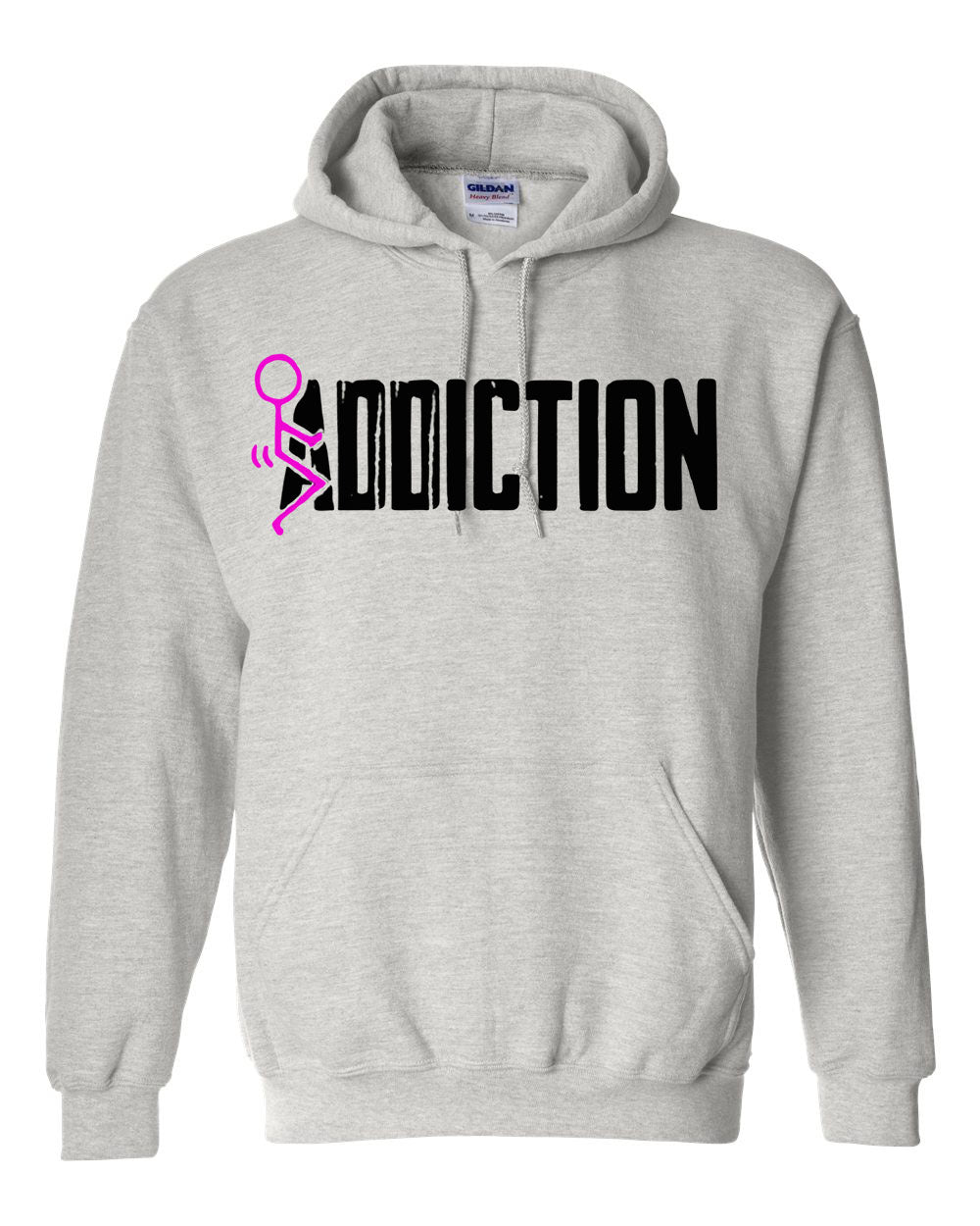 "$*@! Addiction" Pullover Heavy Blend Hoodie 50/50 Cotton Polyester