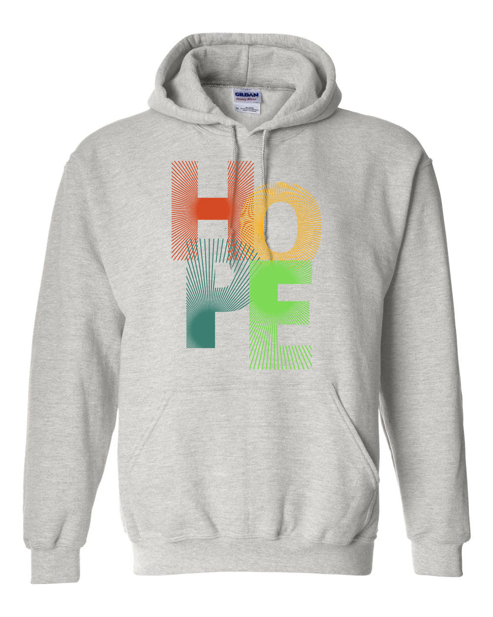 "Hope" Pullover Heavy Blend Hoodie 50/50 Cotton Polyester
