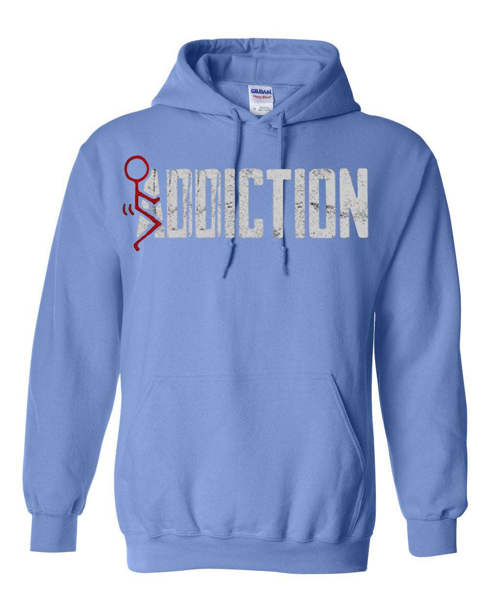 "$*@! Addiction" Pullover Heavy Blend Hoodie 50/50 Cotton Polyester