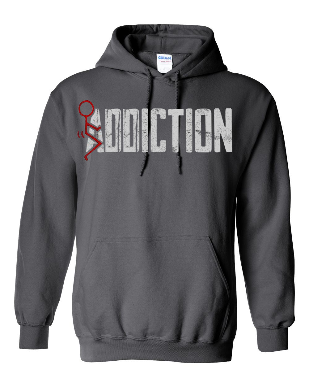 "$*@! Addiction" Pullover Heavy Blend Hoodie 50/50 Cotton Polyester