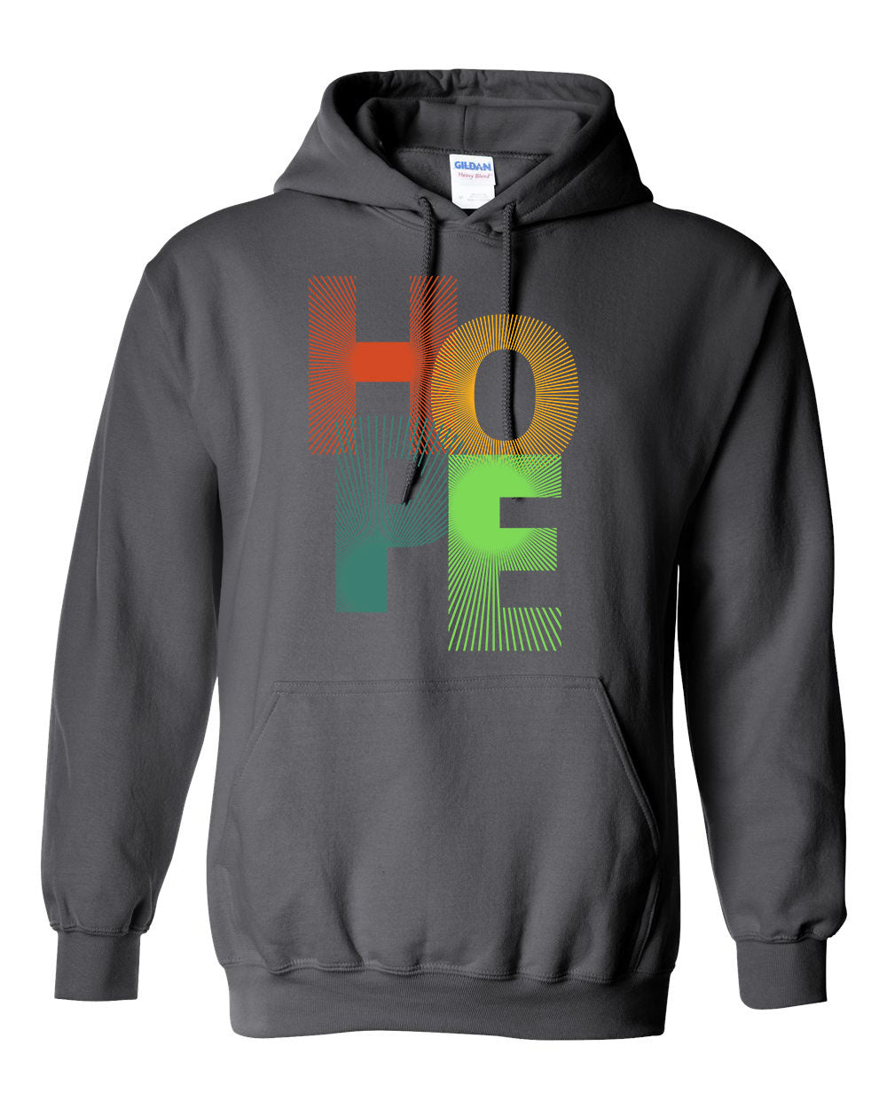 "Hope" Pullover Heavy Blend Hoodie 50/50 Cotton Polyester