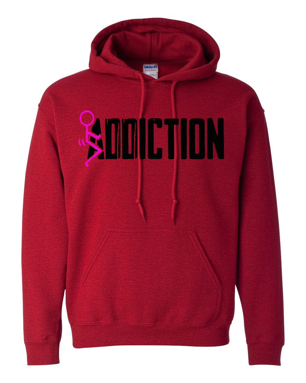"$*@! Addiction" Pullover Heavy Blend Hoodie 50/50 Cotton Polyester