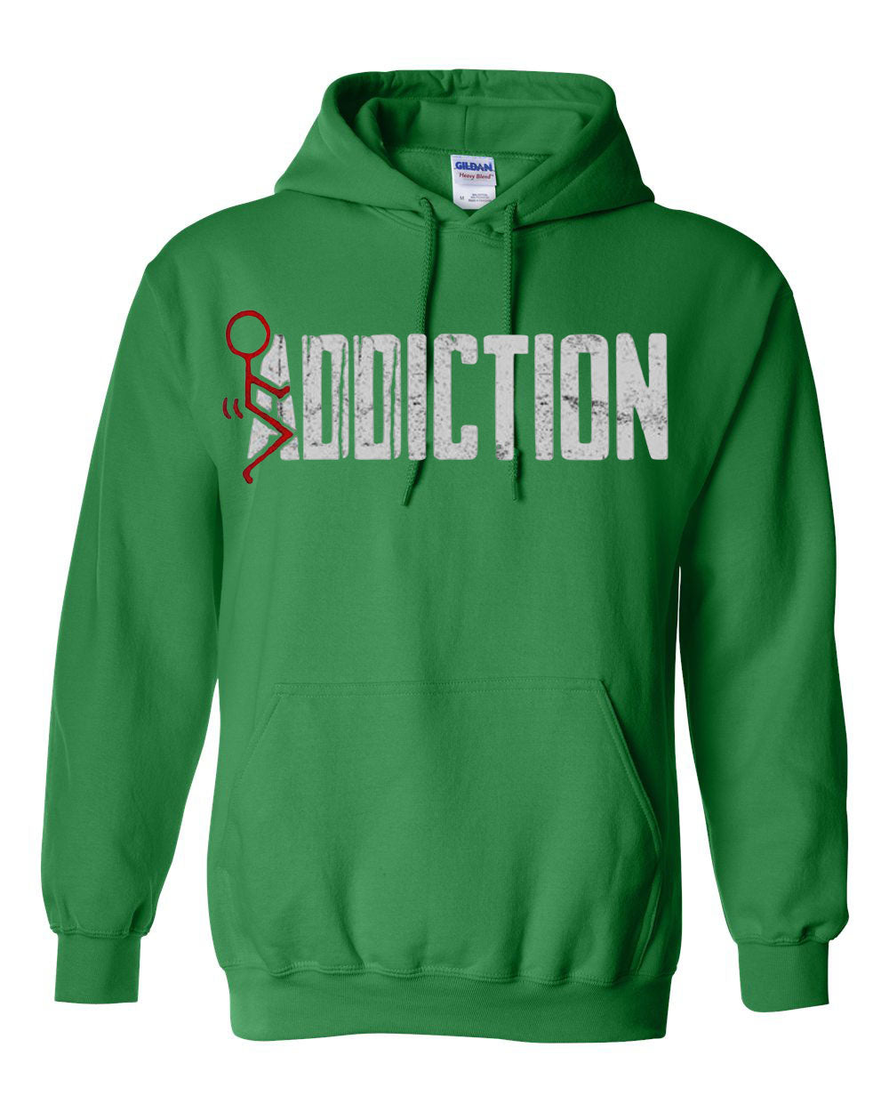 "$*@! Addiction" Pullover Heavy Blend Hoodie 50/50 Cotton Polyester