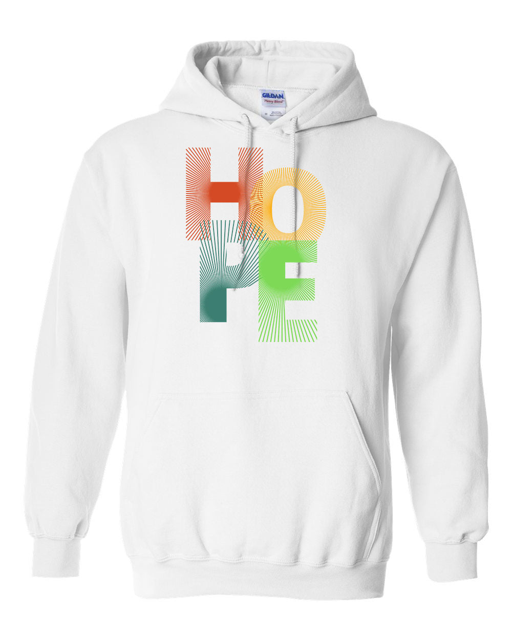 "Hope" Pullover Heavy Blend Hoodie 50/50 Cotton Polyester