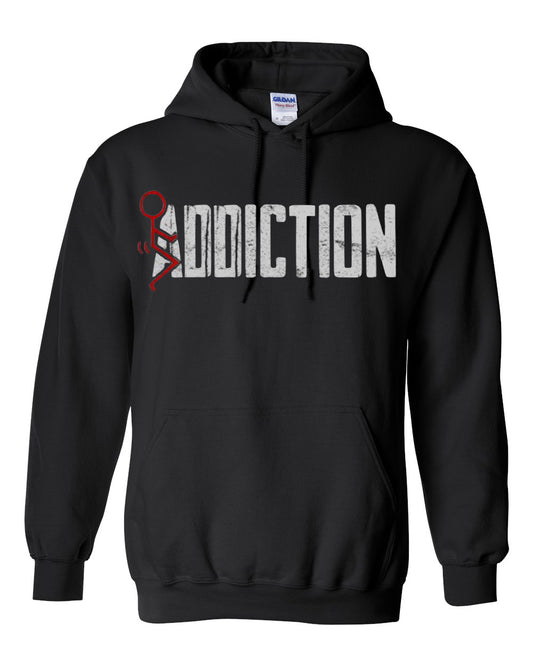 "$*@! Addiction" Pullover Heavy Blend Hoodie 50/50 Cotton Polyester