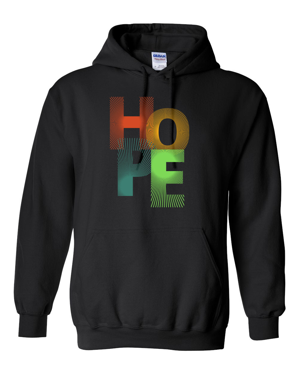 "Hope" Pullover Heavy Blend Hoodie 50/50 Cotton Polyester
