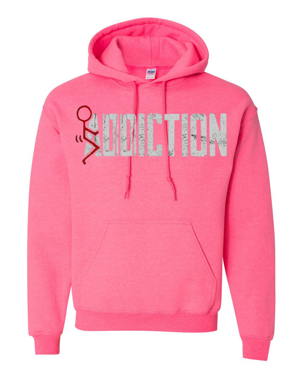 "$*@! Addiction" Pullover Heavy Blend Hoodie 50/50 Cotton Polyester