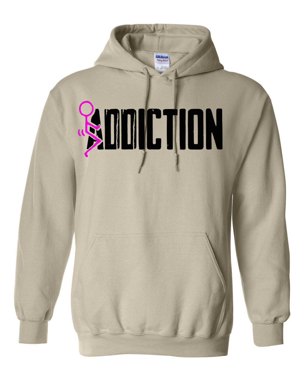 "$*@! Addiction" Pullover Heavy Blend Hoodie 50/50 Cotton Polyester