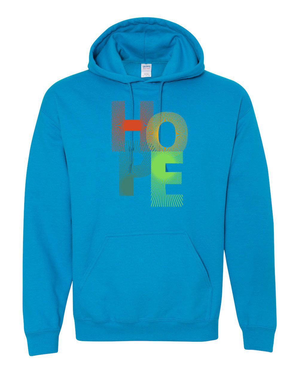 "Hope" Pullover Heavy Blend Hoodie 50/50 Cotton Polyester