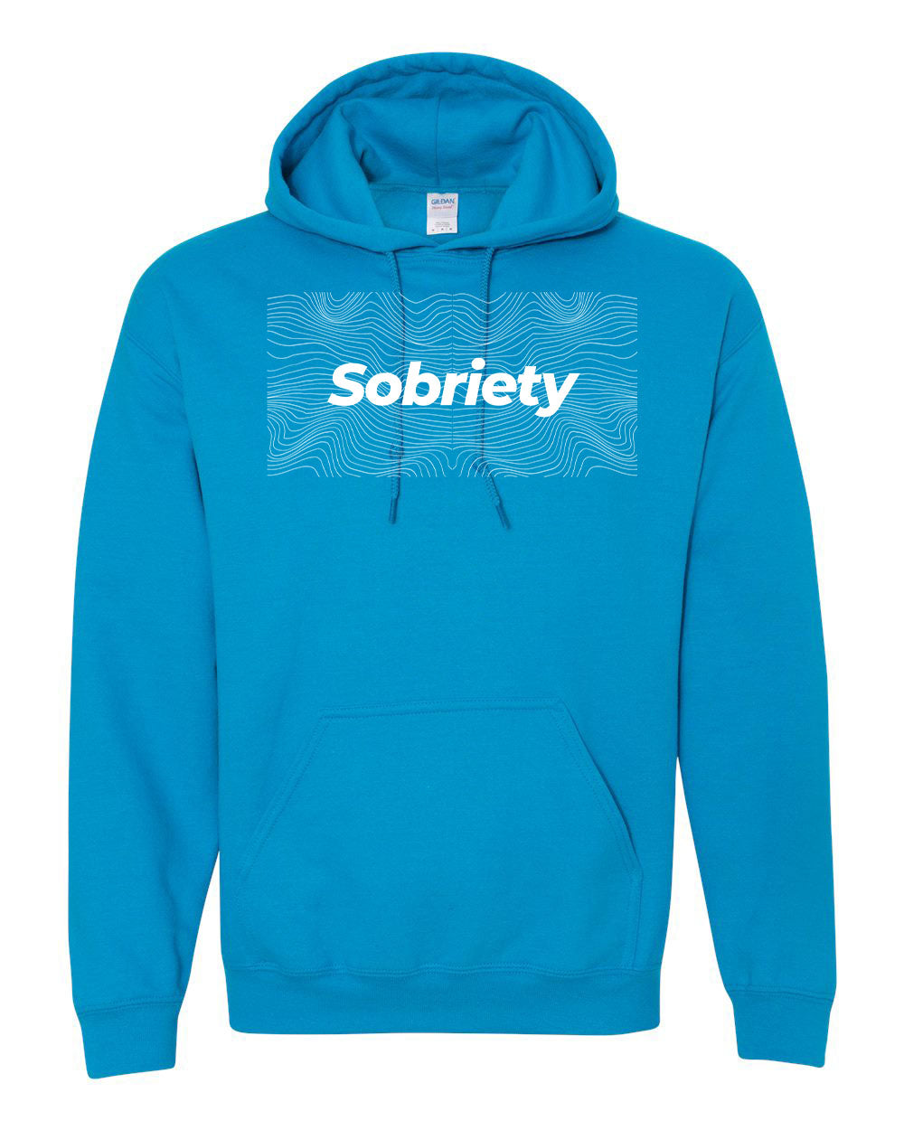 "Sobriety" Pullover Heavy Blend Hoodie 50/50 Cotton Polyester