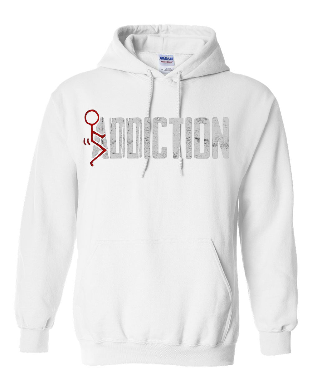 "$*@! Addiction" Pullover Heavy Blend Hoodie 50/50 Cotton Polyester