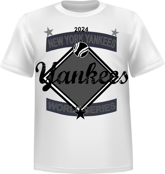 Yankees Short Sleeve T-Shirt 100% Cotton