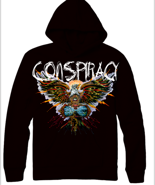 “CONSPIRACY” - GRAPHIC Cotton Sweatshirt Hoodie