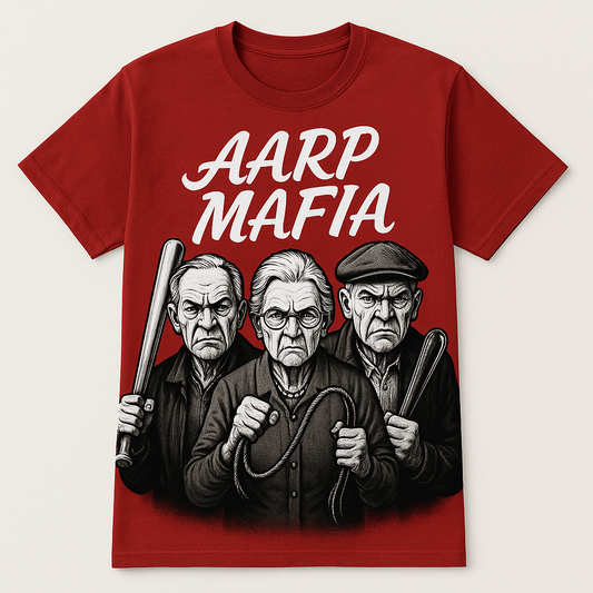 AARP Mafia Funny T-Shirt