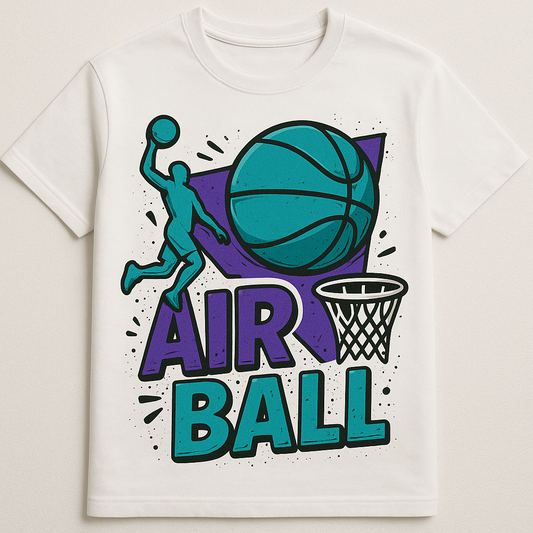 Air Ball "Retro Grape 5" T-Shirt