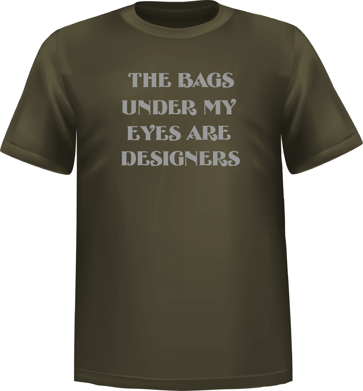 "Bags" Short Sleeve T-Shirt 100% Cotton