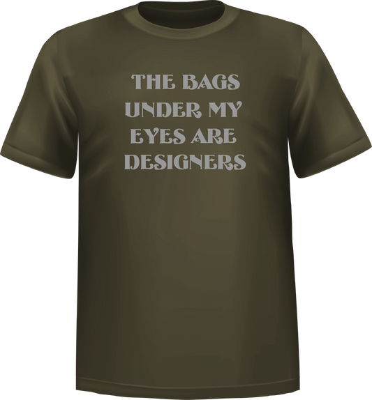 "Bags" Short Sleeve T-Shirt 100% Cotton