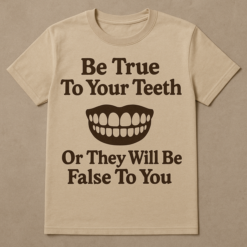 "False Teeth" FunnyT-Shirt