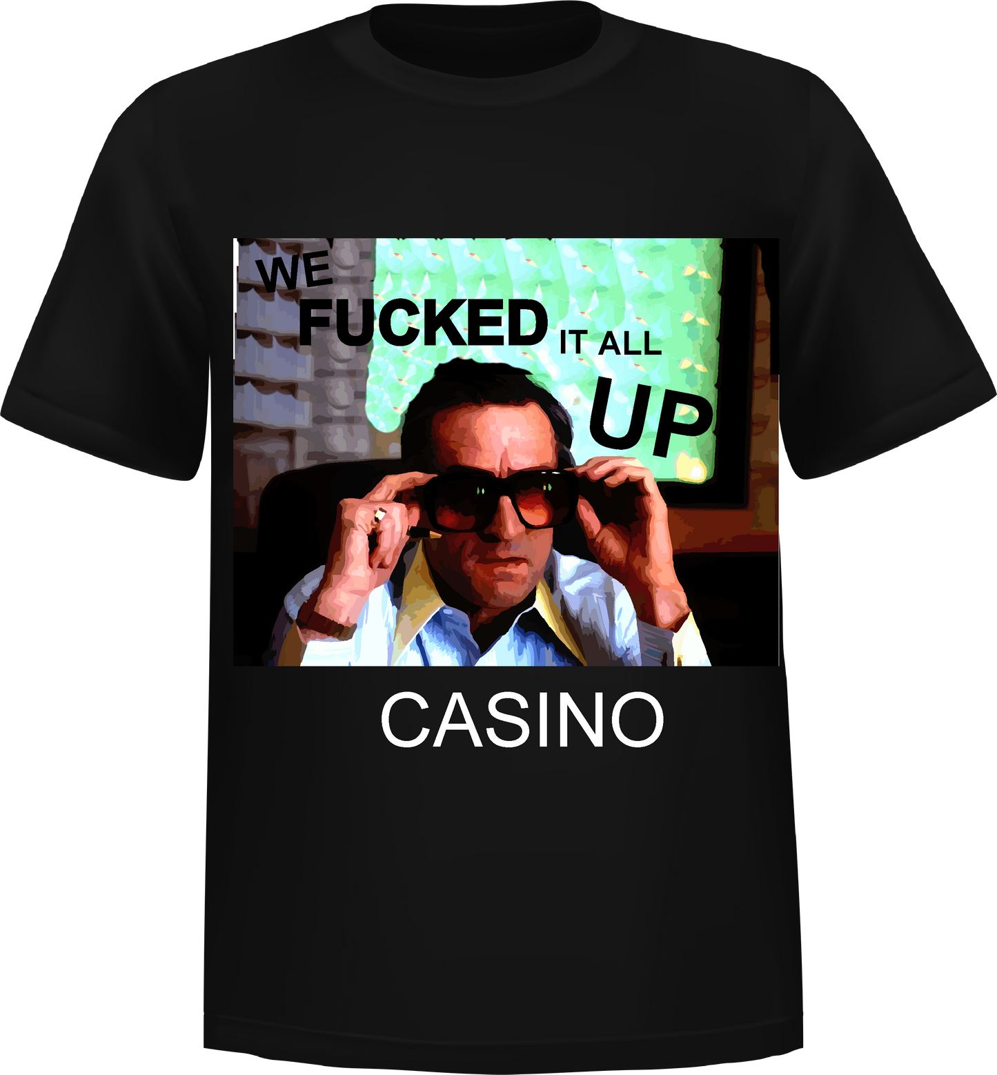 "Casino" Short Sleeve T-Shirt 100% Cotton