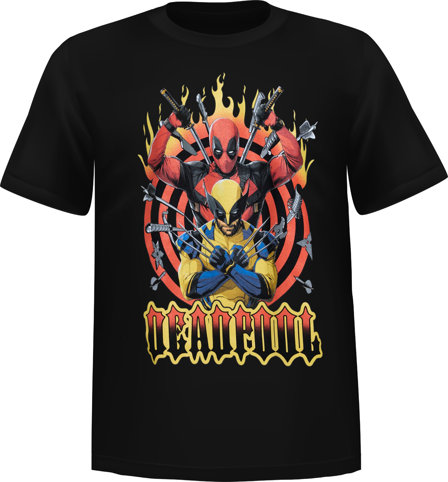 "Deadpool" Short Sleeve T-Shirt 100% Cotton