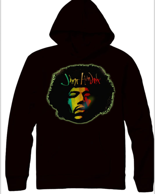 “JIMI HENDRIX” - GRAPHIC Cotton Sweatshirt Hoodie