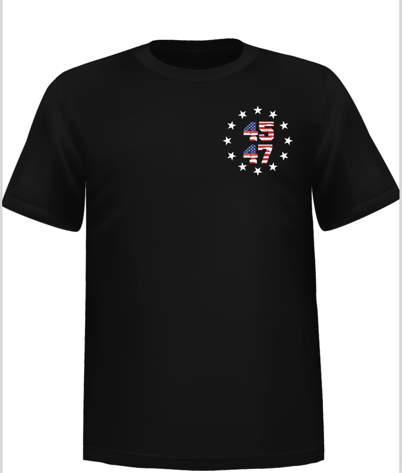 “TRUMP 45 47” - Patriotic Graphic Casual T-shirt