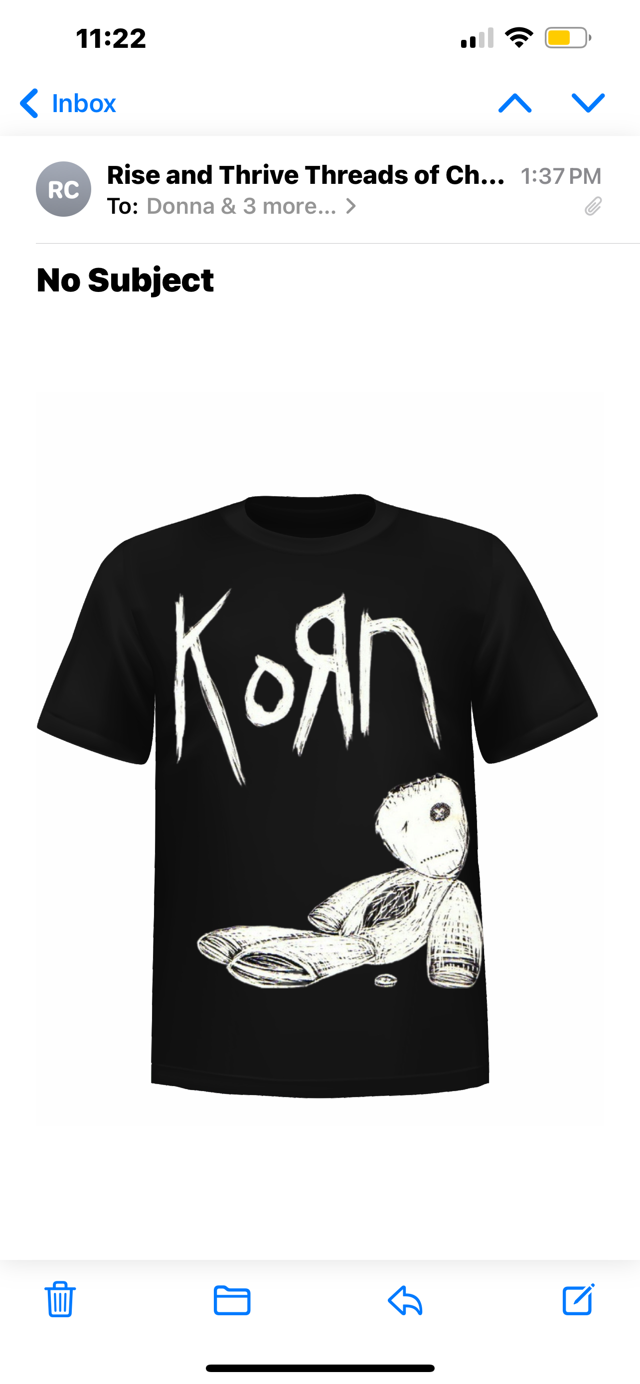 “KORN” - Nu-Metal Band GRAPHIC Cotton TSHIRT