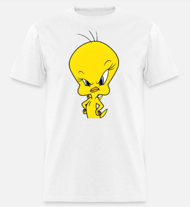 Tweety Bird Short Sleeve T-Shirt 100% Cotton