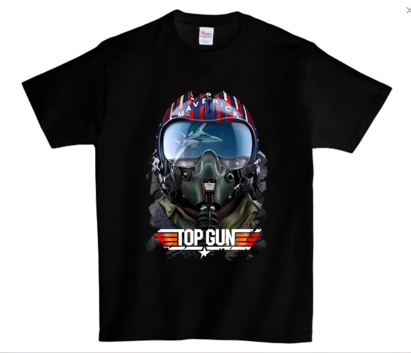 TOP GUN Short Sleeve T-Shirt 100% Cotton