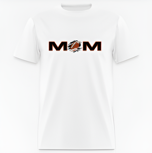 Football Mom 100% Cotton T-shirt