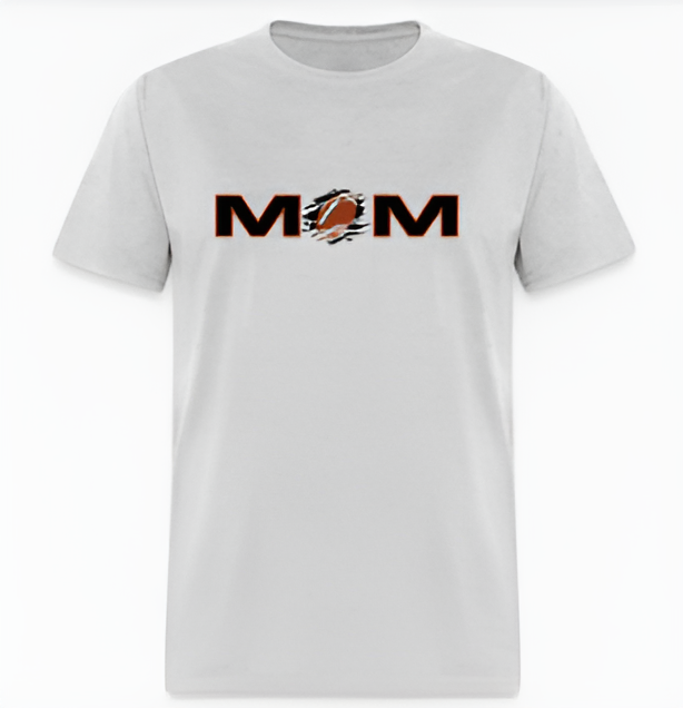 Football Mom 100% Cotton T-shirt