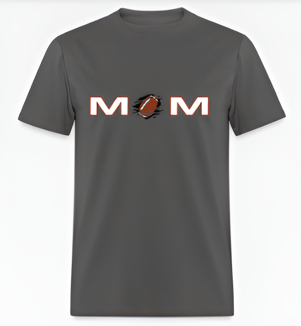 Football Mom 100% Cotton T-shirt