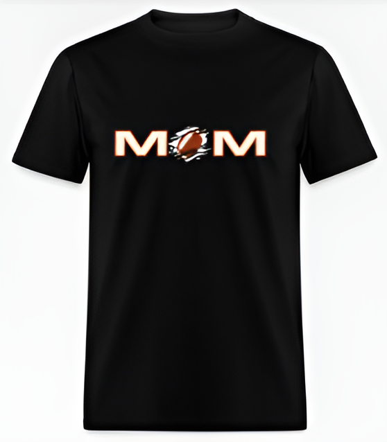 Football Mom 100% Cotton T-shirt