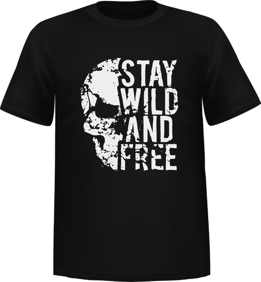 "Stay Wild" Short Sleeve T-Shirt 100% Cotton