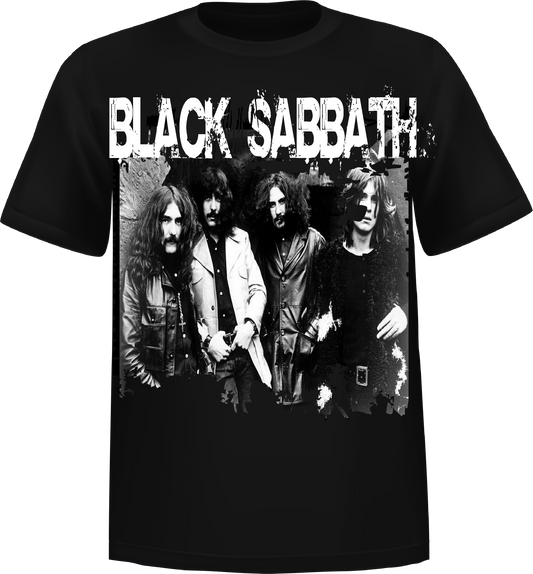 Black Sabbath Rock Band Short Sleeve T-Shirt 100% Cotton