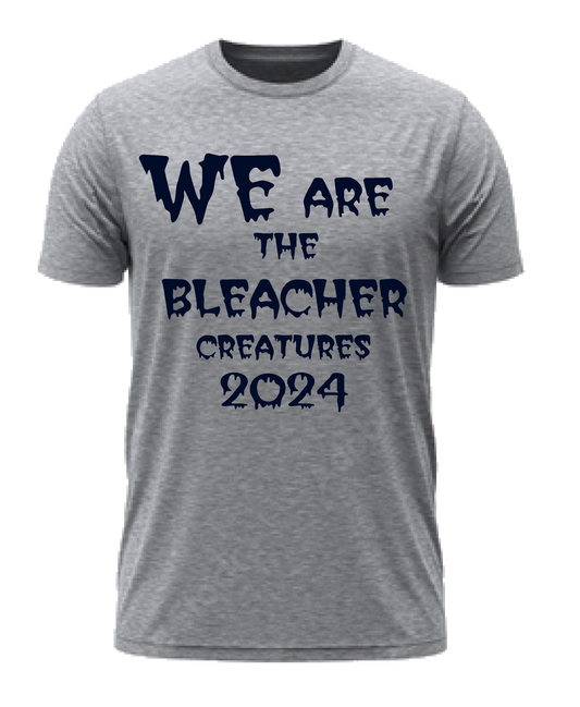 Bleacher Creature Yankees Short Sleeve T-Shirt 100% Cotton