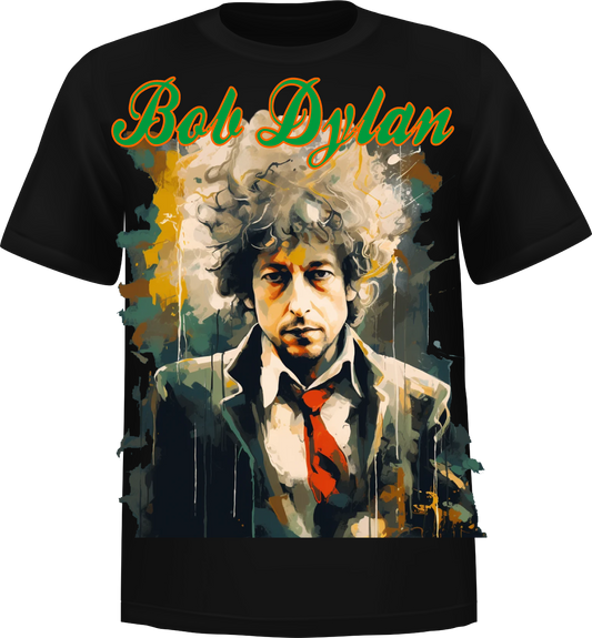 "Bob Dylan" Short Sleeve T-Shirt 100% Cotton