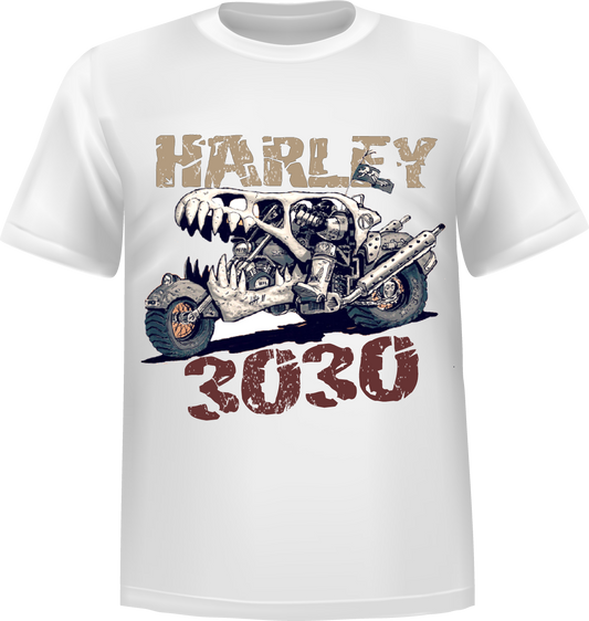 "Harley" Short Sleeve T-Shirt 100% Cotton