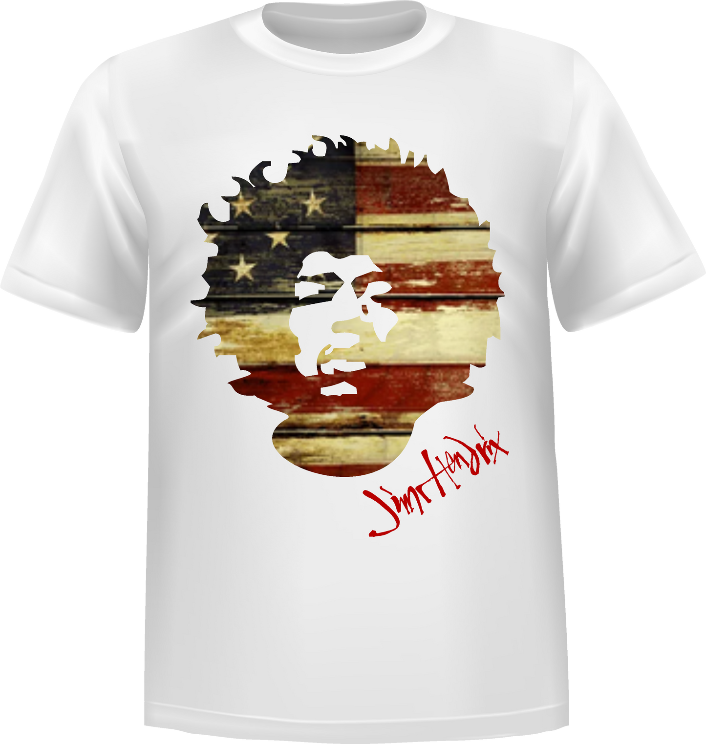 "Jimmy Hendrix" Short Sleeve T-Shirt 100% Cotton