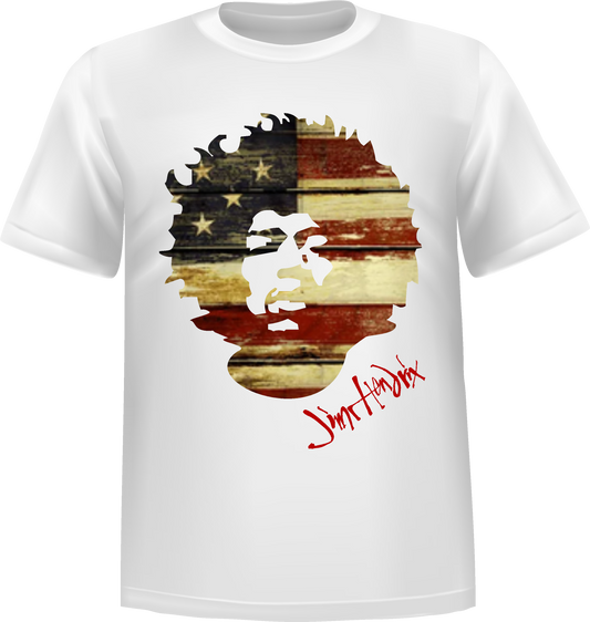 "Jimmy Hendrix" Short Sleeve T-Shirt 100% Cotton