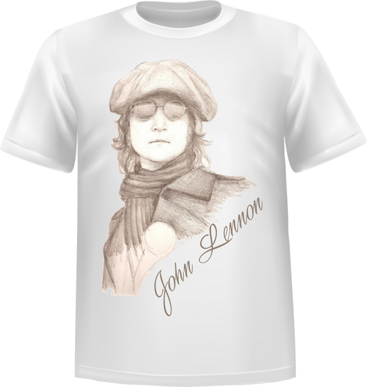 "John Lennon" Short Sleeve T-Shirt 100% Cotton