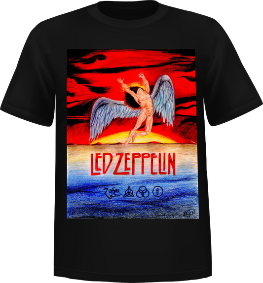 "Led Zeppelin" Short Sleeve T-Shirt 100% Cotton