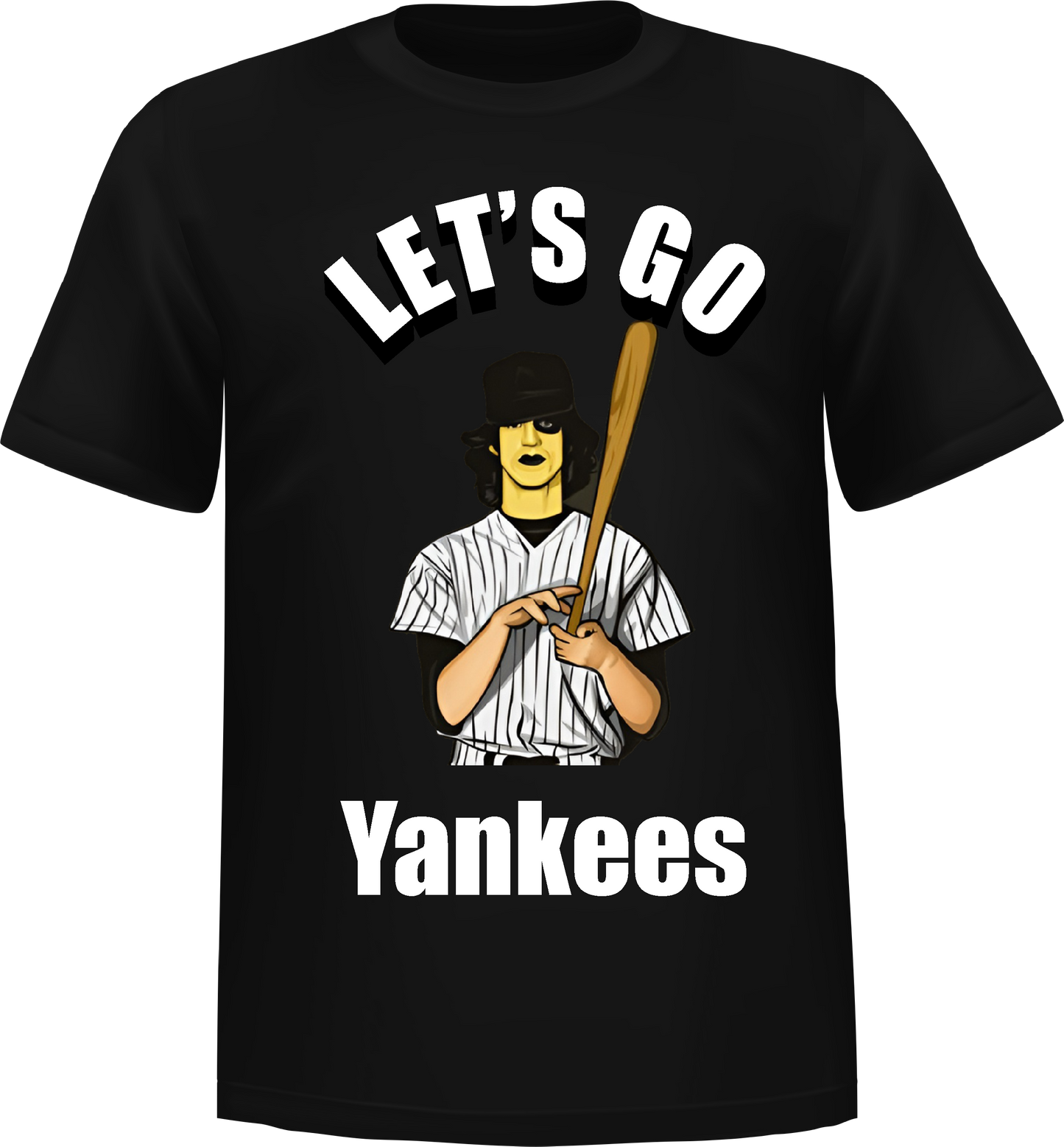 Lets Go Yankees Short Sleeve T-Shirt 100% Cotton