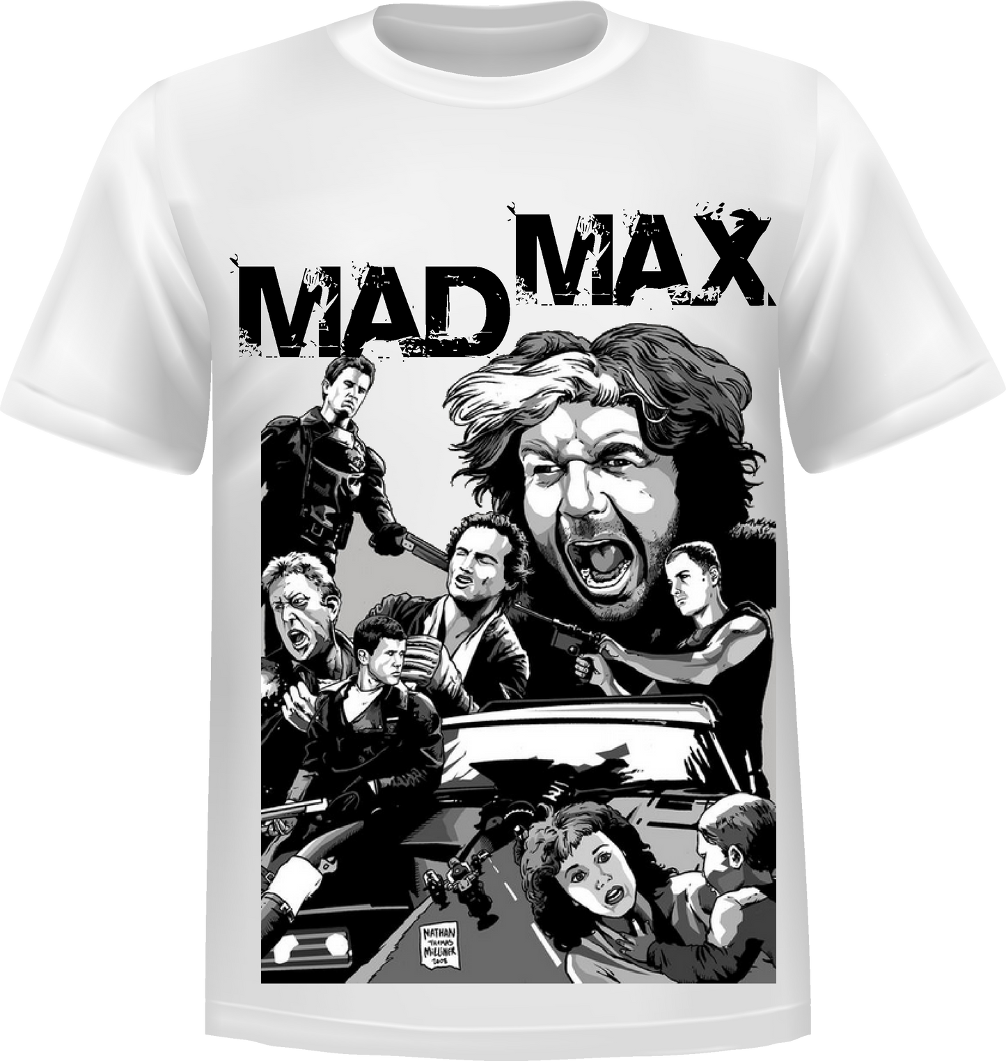 "Mad Max" Short Sleeve T-Shirt 100% Cotton