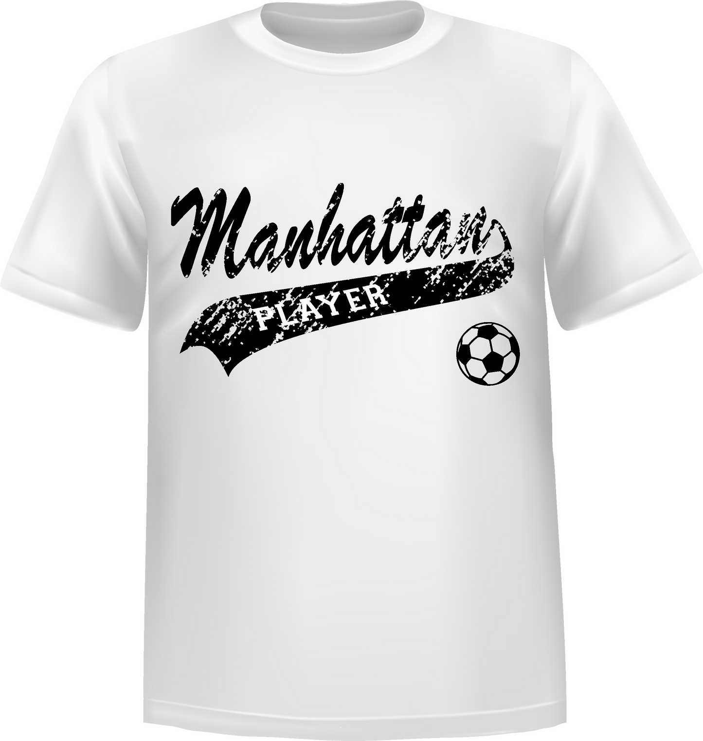 "Queens Soccer" Short Sleeve T-Shirt 100% Cotton