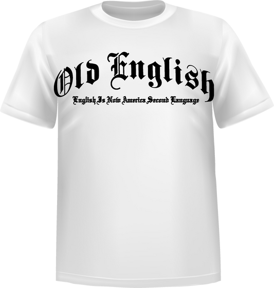 "Old English" Short Sleeve T-Shirt 100% Cotton