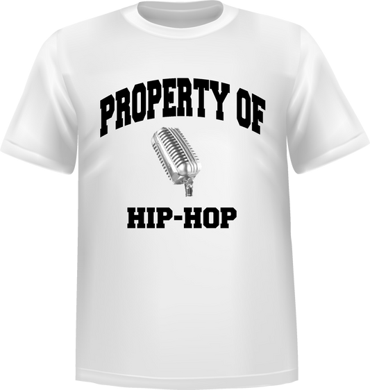 "Property Of Hip Hop" Short Sleeve T-Shirt 100% Cotton