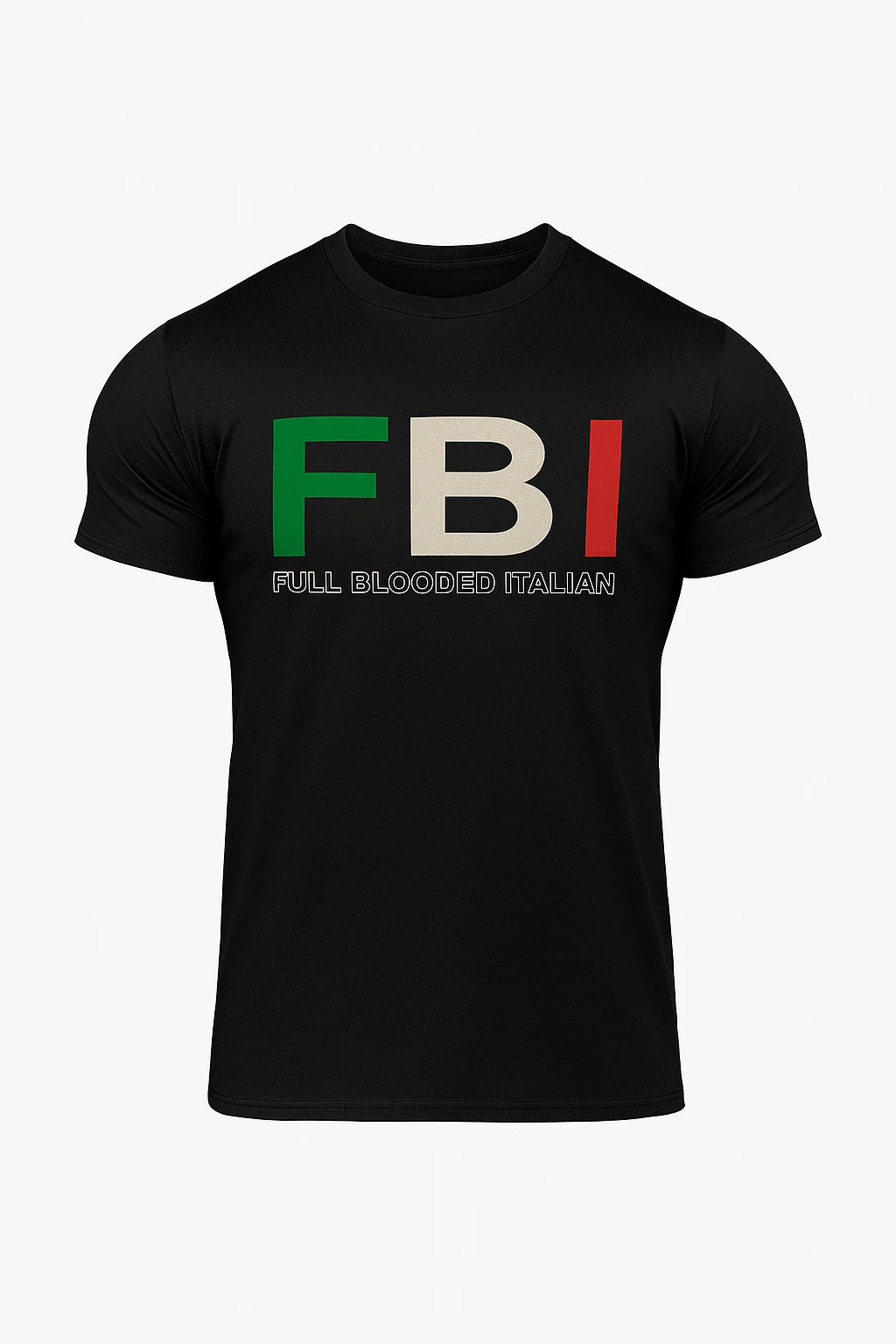 Proud Italian Heritage "FBI" Full Blooded Italian T-Shirt 100% Heavy Cotton